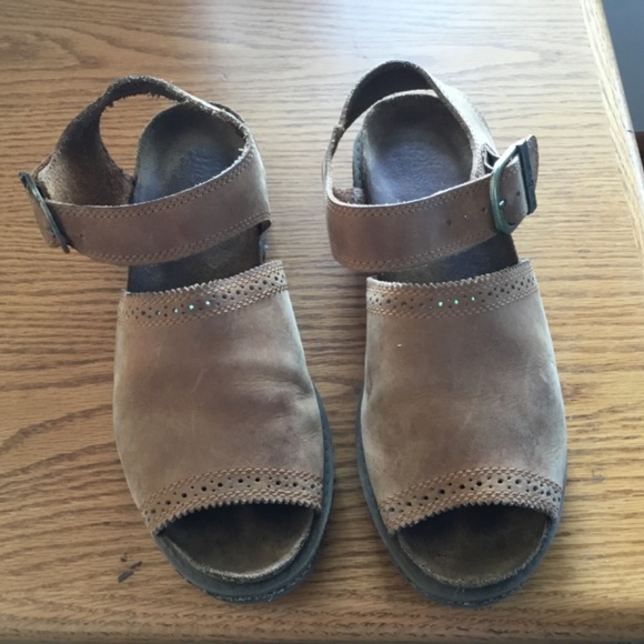 Bass open toe leather clogs - Picture 2 of 8